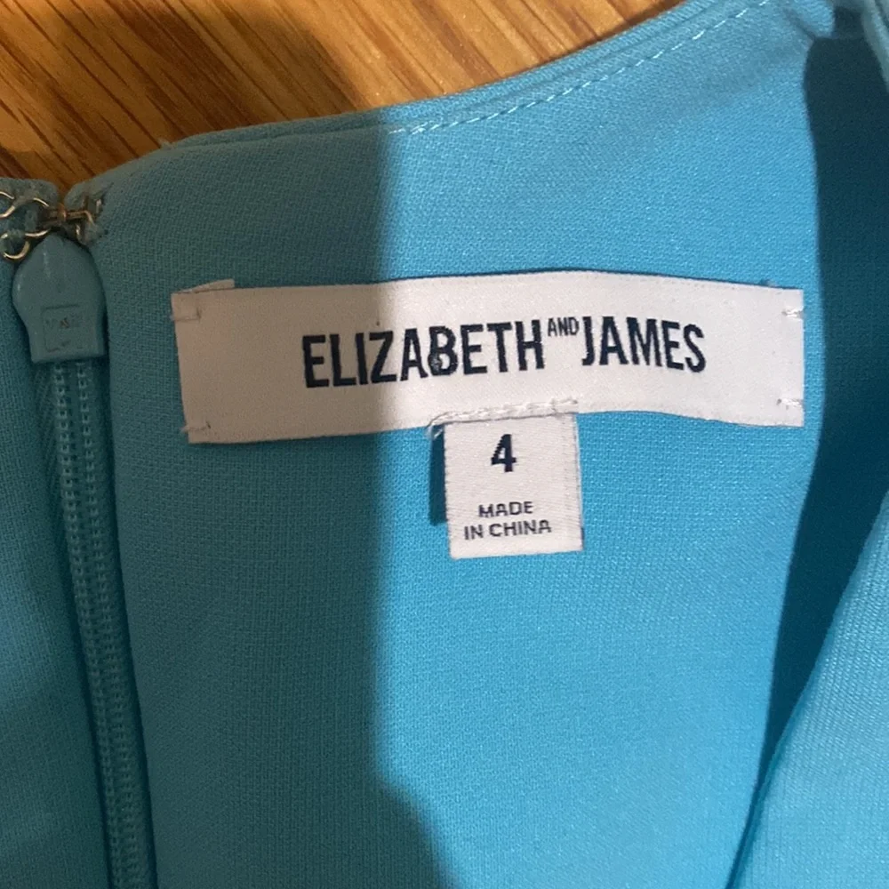 New Elizabeth and James Rosa Asymmetrical blue dress - Picture 4 of 10